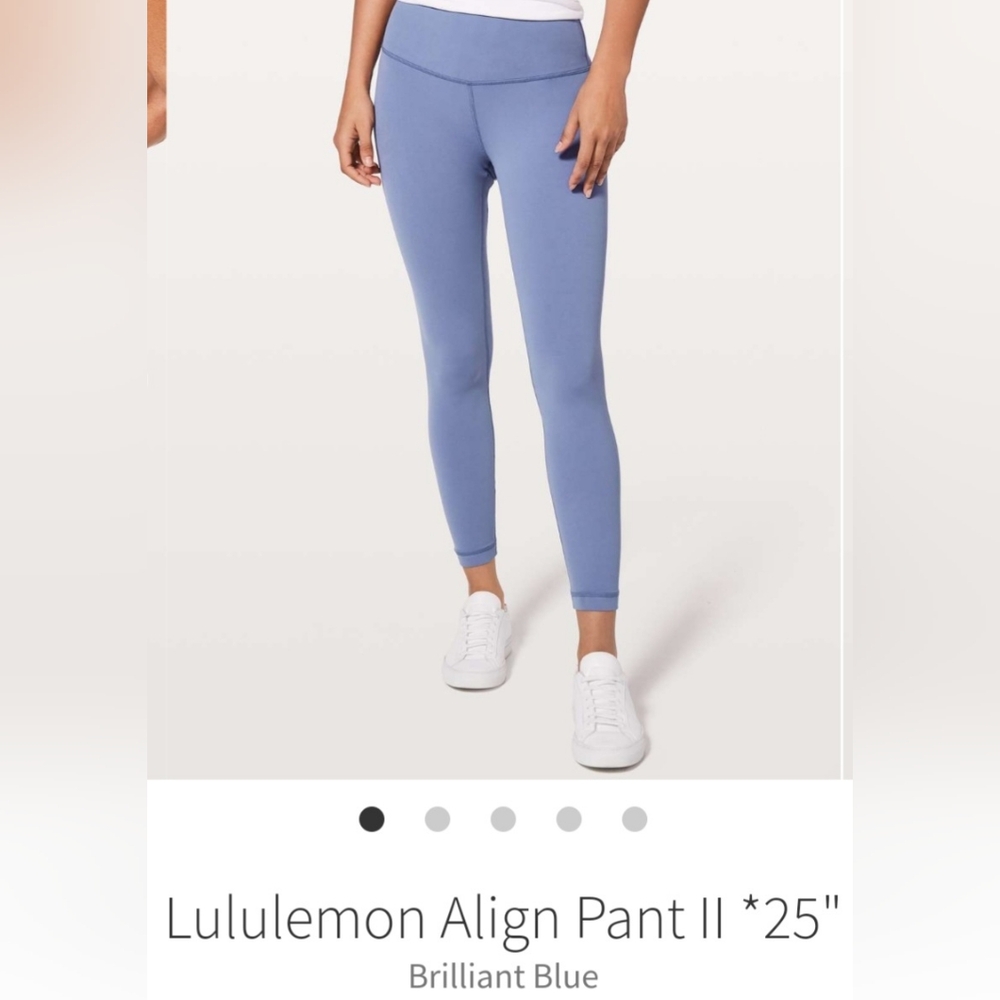 RARE NWT 🍋Lululemon🍋 Align Leggings Brilliant Blue Size 2